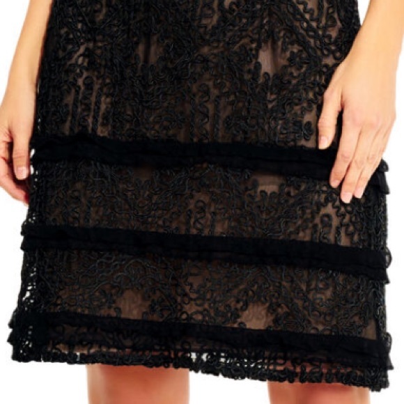 Aidan Mattox soutache embroidered sheath dress - Picture 3 of 6